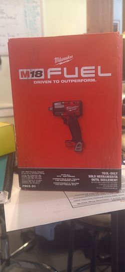 Milwaukee M 18 fuel half inch impact (just tool )no battery.
