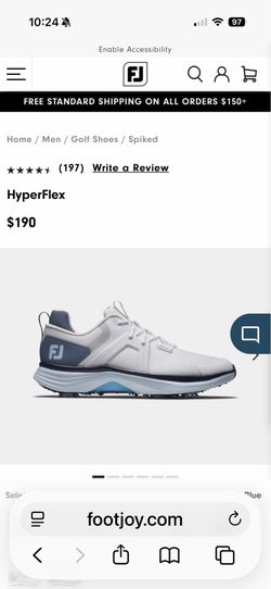 Men’s Footjoy golf shoes