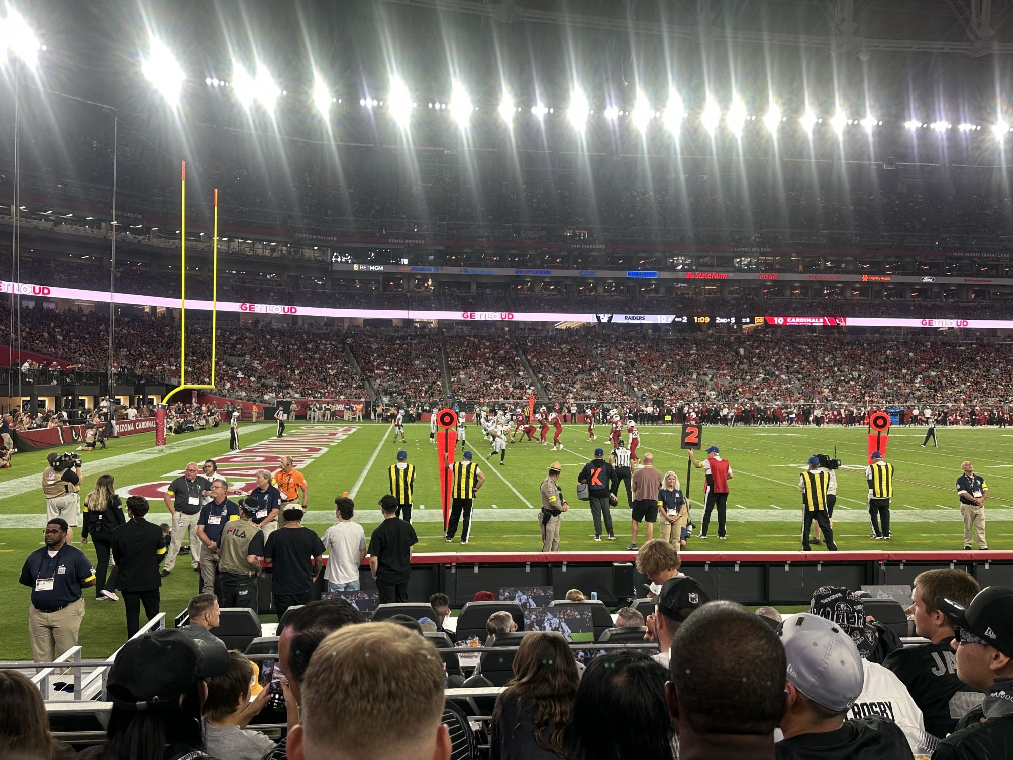 Four 25 Yard Line Green Bay Packers at Arizona Cardinals Tickets