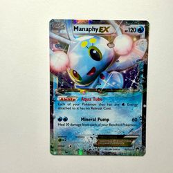Pokemon TCG Manaphy EX 32/122 XY BREAKpoint Ultra Rare holo 2016
