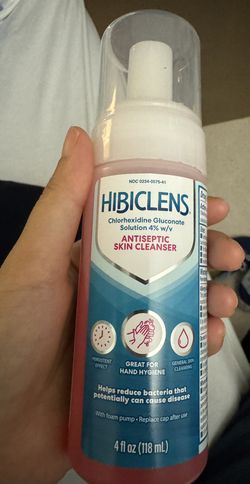 Hibiclens antiseptic and antimicrobial skin cleanser-4oz