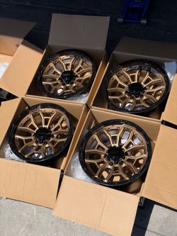 17x9 wheels new for Toyota Tacoma Chevy Silverado GMC 4Runer