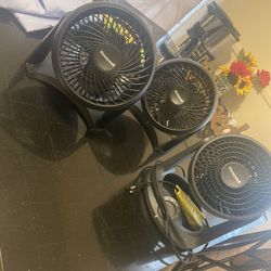 Bundle 2 Fans 1 Heater/fan