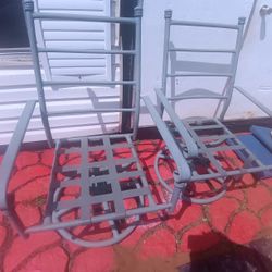 Two Wrought Iron Chairs