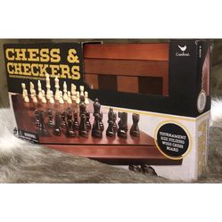 New Chess & Checkers Deluxe Staunton Style Chess Pieces Cardinal