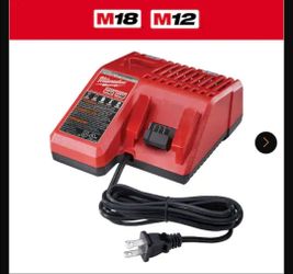 2-MILWAUKEE M12 &  M18 DUAL BATTERY CHARGER $60