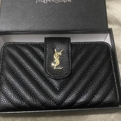 Beautiful Black YSL wallet 