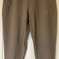 Nike Mens Yoga Dri-FIT Loose Fit Jogger Brown Fleece Pants DQ4882-004 Size L