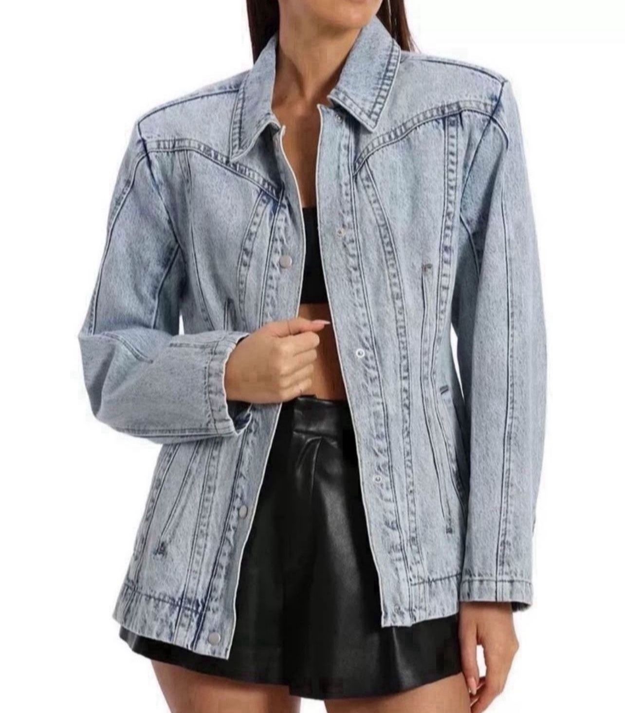 Avec Les Filles Oversized Corset Seam Jacket Size Small
