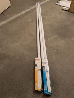 Free florescent tube lights 96"