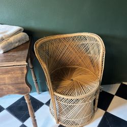 Wicker Accent Chair 