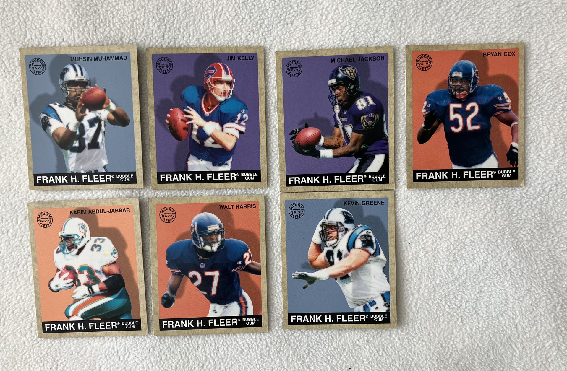 1997 Fleer Goudey NFL Cards/click on pictures