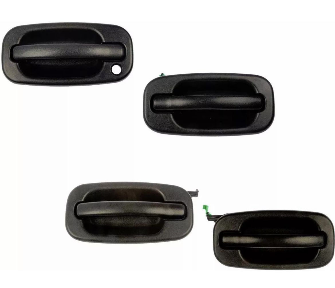 Chevy GMC Exterior Outer Outside Door Handle Front Rear Complete Set of 4