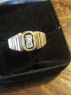 14k yellow Gold ROLEX and Diamond Ring 7.1 Grams SZ9 3/4