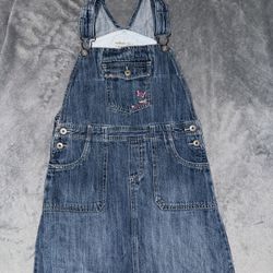 Girls 8 Overall Dress