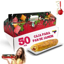 Ham Bread Boxes Print Paperboard Baking Bakery Boxes with Handles