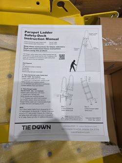 TIE DOWN 2 PIECE COMMERCIAL LADDER SAFETY
