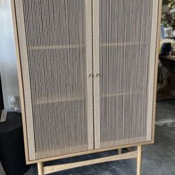 *New* Light Oak Highboard Cabinet 57"