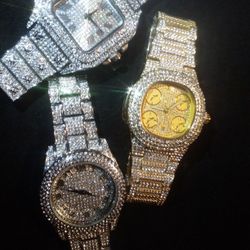 Celebrity Collection Set The Three-piece Lab Austrian Stones Unisex Resizable Links