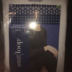 Women's White Thermal Set Size MEDIUM. Pick up in Garland 75042 by appointment