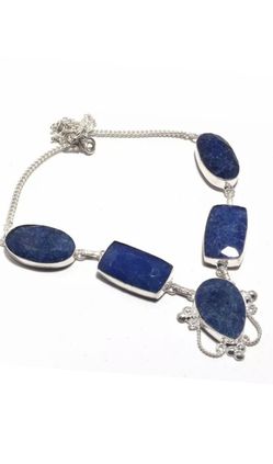 Blue sapphire Ethic necklace