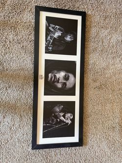 Bob Marley Framed Triple Photo Print