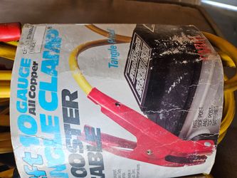 12ft  10gauge Angle jumper cables New