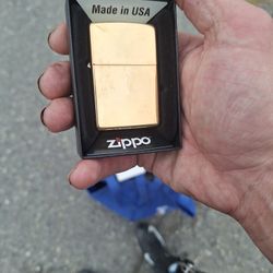 Zippo Lighter Brand New Polished Brass