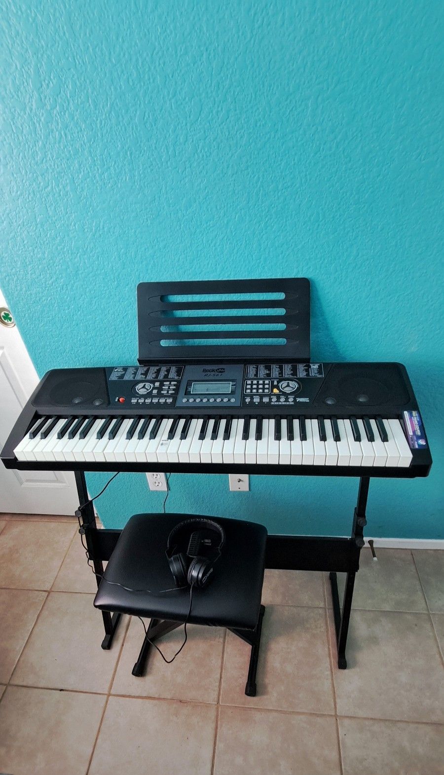 RockJam KEYBOARD, with Stand and Bench