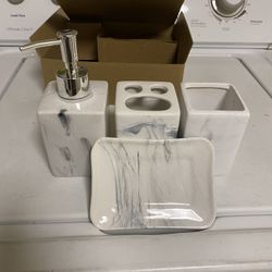 NEW Marble Vanity Set