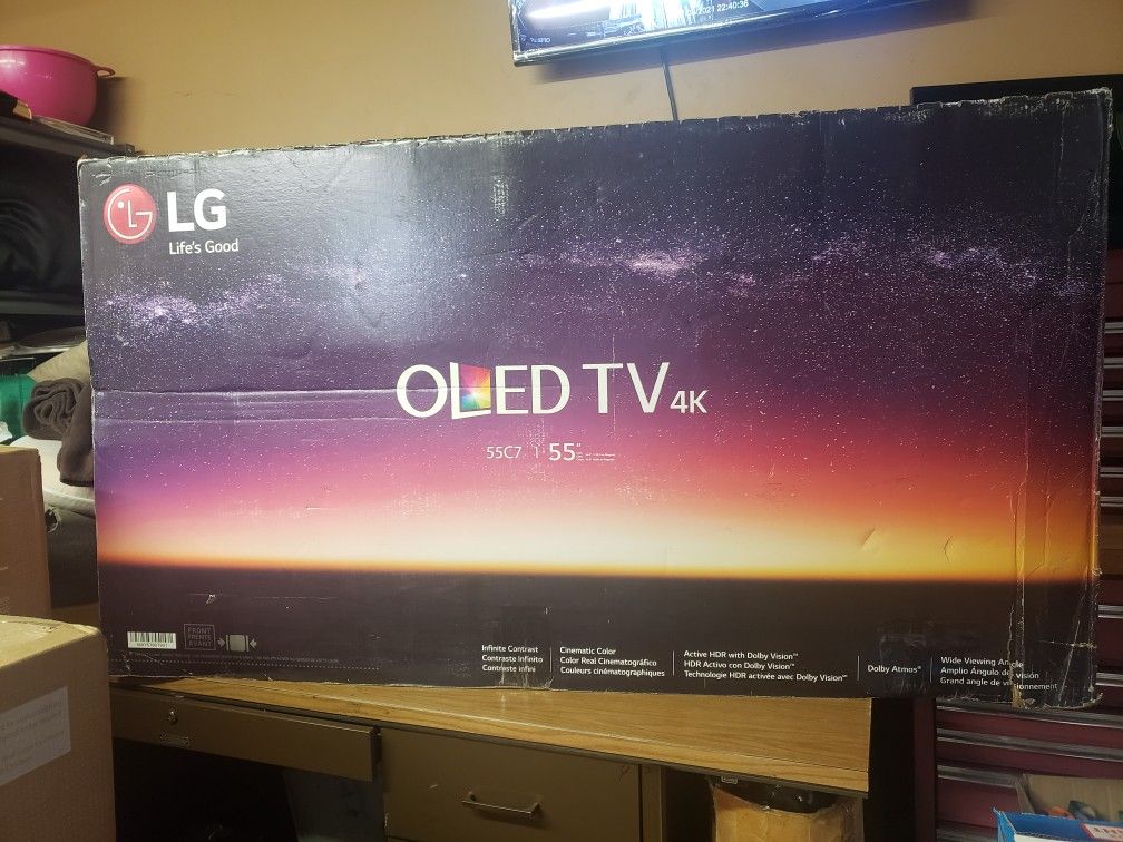 Tv LG 55", 55C7, Smart, 4k, Slim, Webos, Excellent