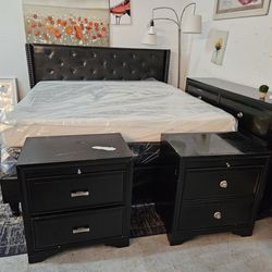 Black King Size Bedroom Set 