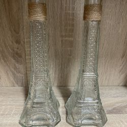 Eiffel Tower Glass Vase