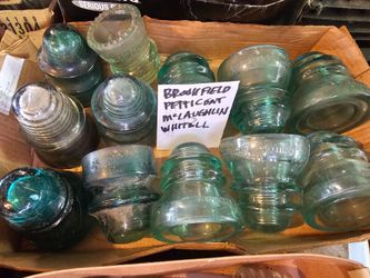 ANTIQUE ELECTRIC GLASS INSULATORS