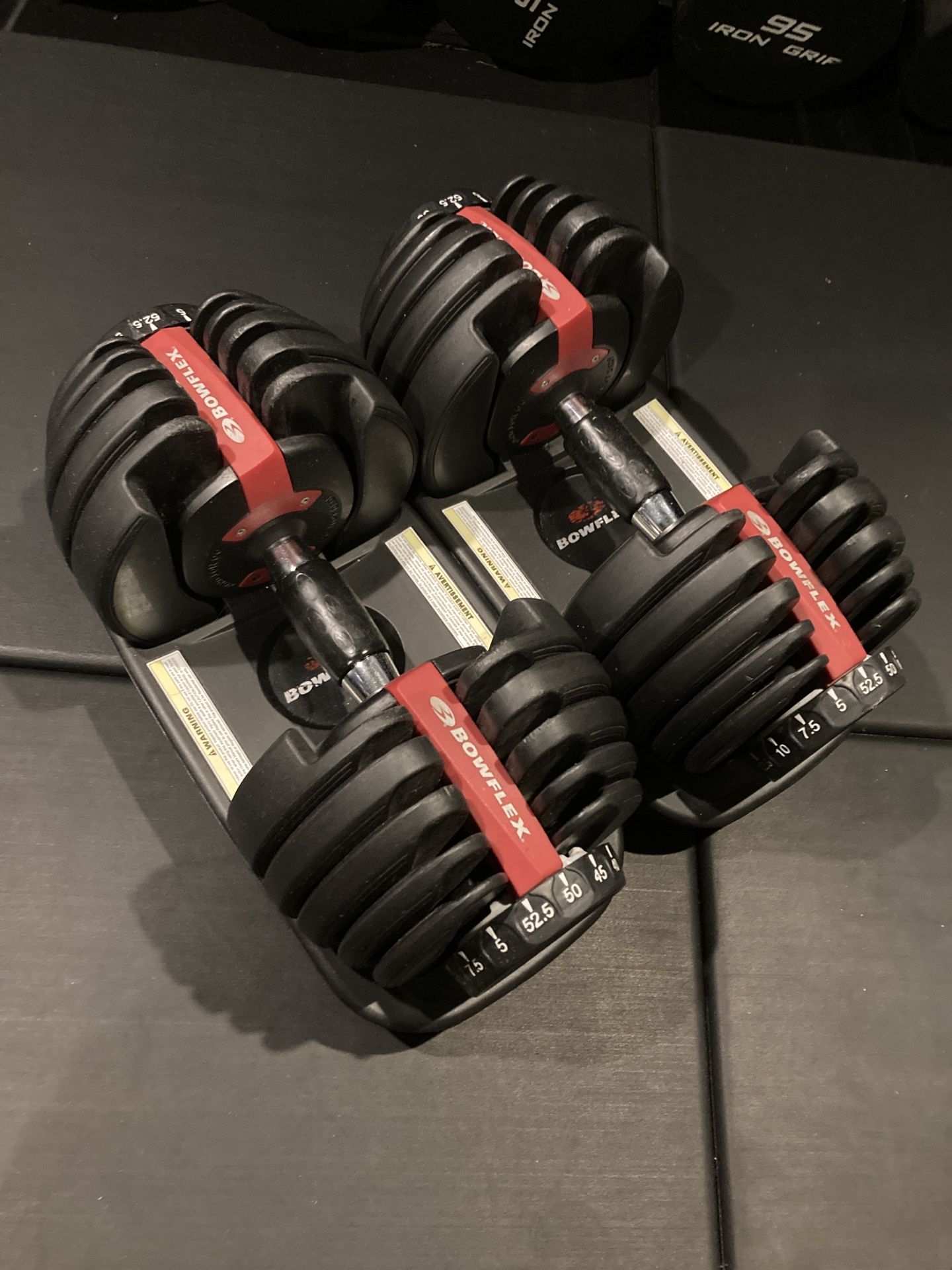 Bowflex 552’s Adjustable Dumbbells - Excellent Condition