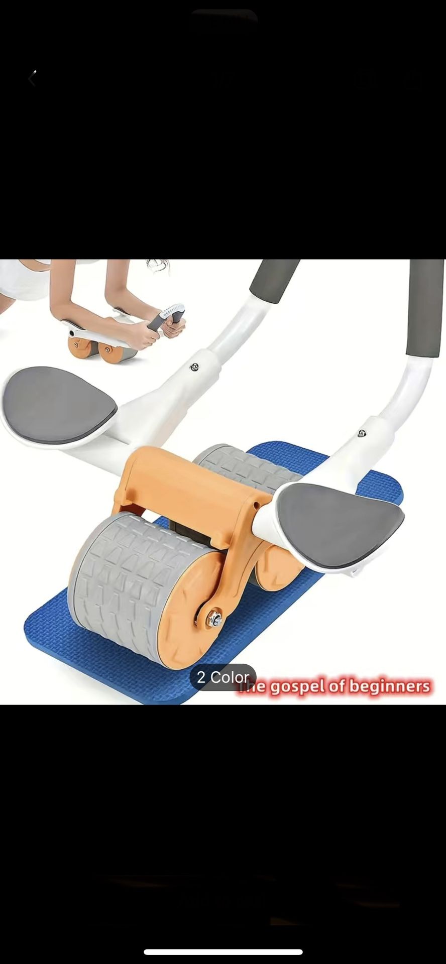 1pc Automatic Rebound Abdominal Exercise Roller
