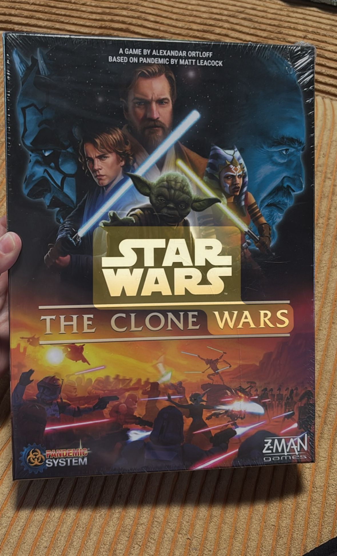 BRAND NEW SEALED Star Wars The Clone Wars Z-Man Games Board Game