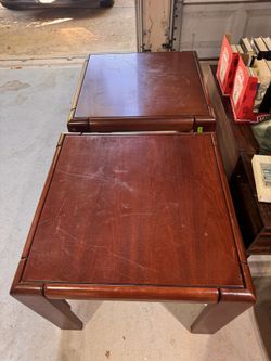 Mahogany End Tables
