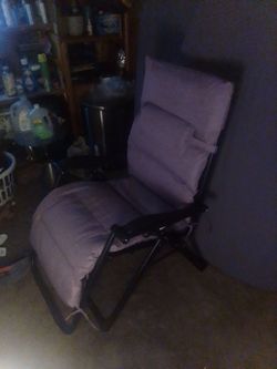reclining chair with lock