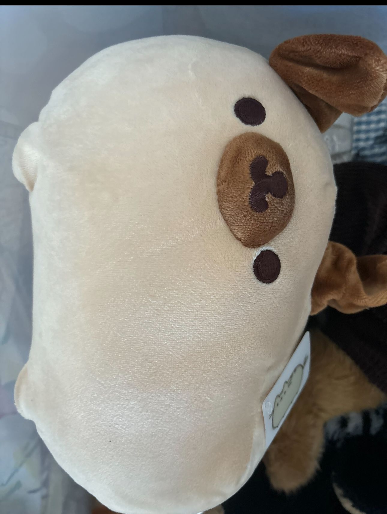 Pug pusheen plush