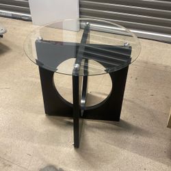 2 Glass End Tables. Very Pretty