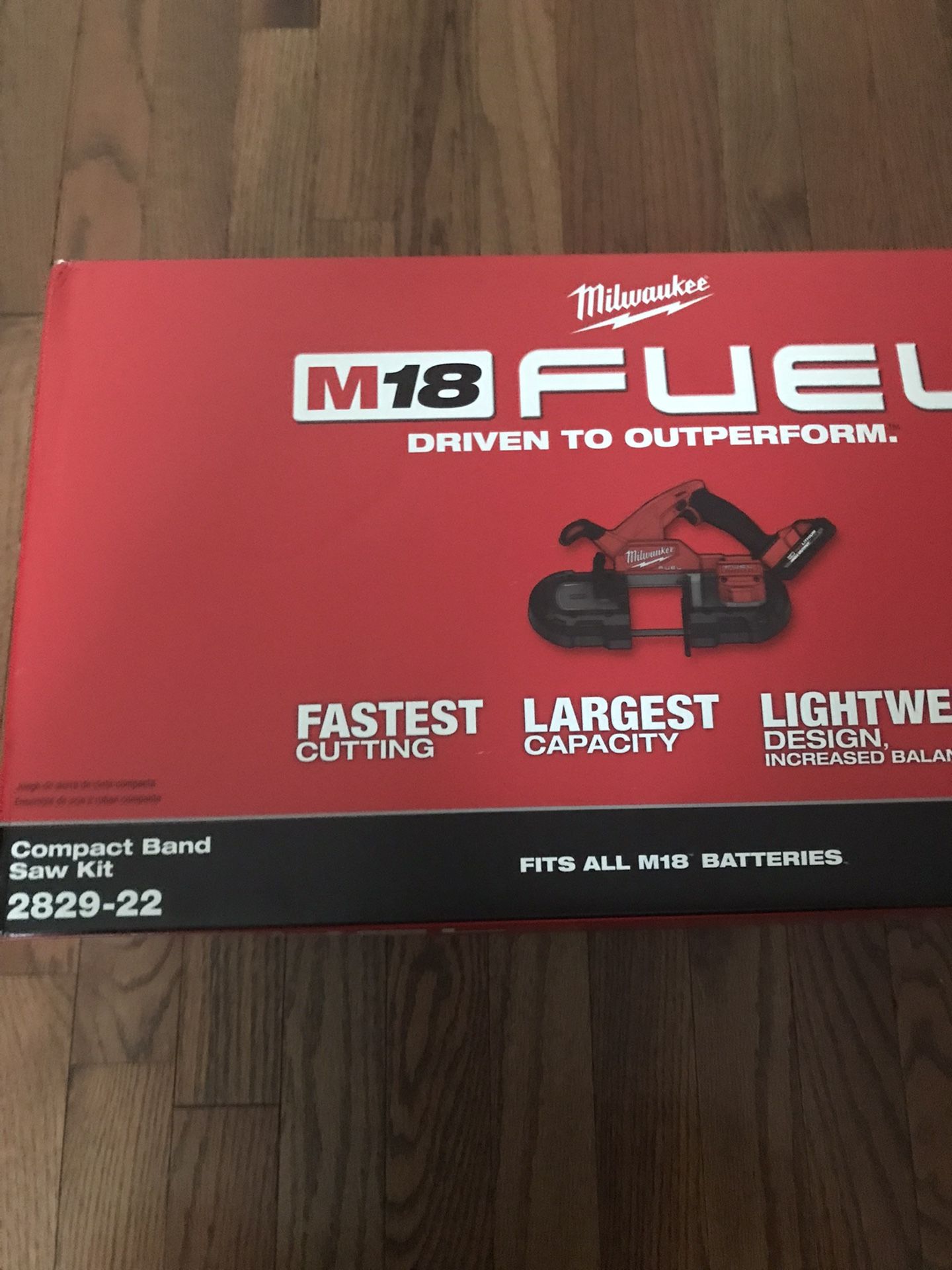 Milwaukee Fuel M18 Bandsaw Kit Tool Bag two High Output Cp 3.0 Battery & Charger $280 Firm Cash Olny 