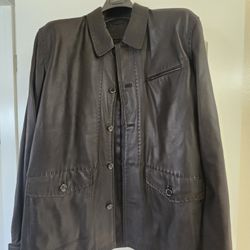 Odermark Brown Real Leather Jacket – Brand New