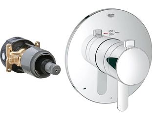 Grohe Grohflex Cosmopolitan Dual Thermostatic Trim w Control Module Mixing Valve