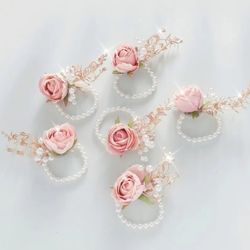 6 pcs Bridesmaids Bracelets, for Weddings of Bachelorette Party, Bridal Showers
