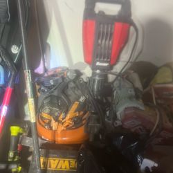 Jackhammer , Air Compressor With Gun