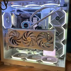 All WHITE Gaming PC Rtx 4080 