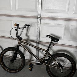 Gold Bmx bike in great condition 