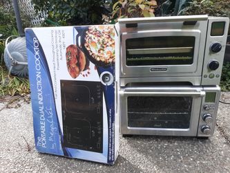 Toaster oven and induction cook top
