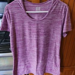 XL WOMANS SHORT SLEEVE 32° COOL WORKOUT TEE